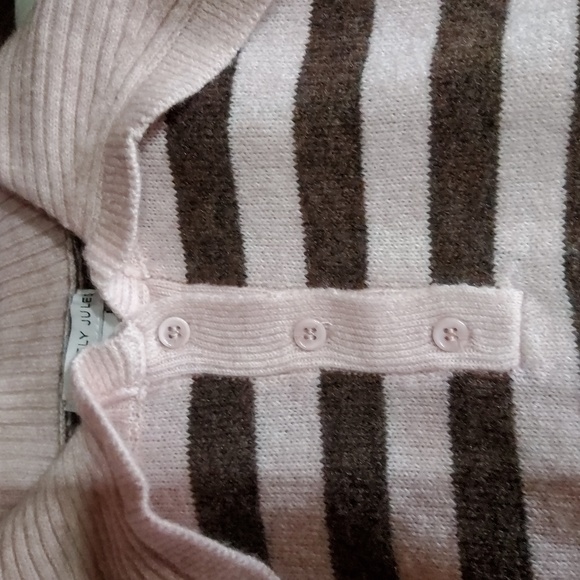 Sincerely Jules Striped Sweater in Pink and Brown - Picture 3 of 5